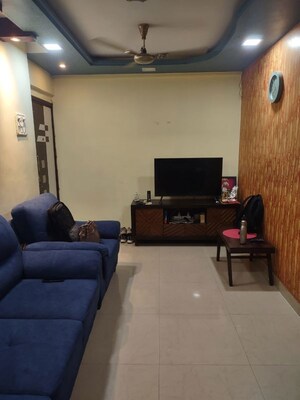 Living Room in 1 BHK Apartment at Raghukul Society, Kalwa – for Rent