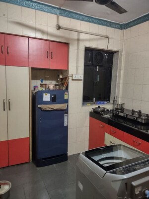 Kitchen in 1 BHK Apartment at Raghukul Society, Kalwa – for Rent