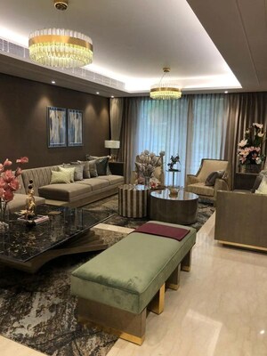 Living Room in 4 BHK Apartment at Conscient Heritage Max, Sector 102 – for Sale