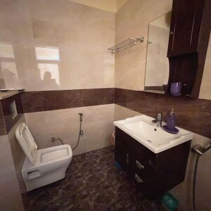 Attached Bathroom in 3 BHK Builder Floor at Malibu Town – for Rent