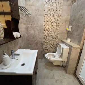 Bathroom in 3 BHK Builder Floor at Malibu Town – for Rent