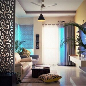 Living Room in 3 BHK Builder Floor at Malibu Town – for Rent