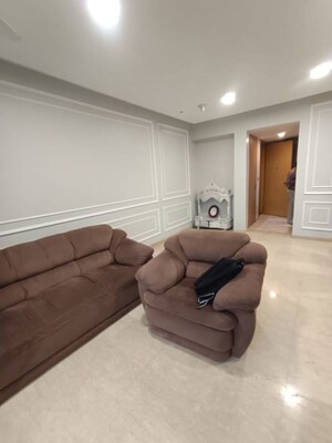 Living Room in 3 BHK Apartment at Lodha Fiorenza, Goregaon East – for Rent