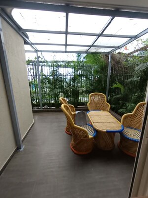 Balcony in 3 BHK Apartment at Lodha Fiorenza, Goregaon East – for Rent
