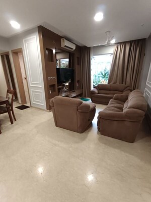 Living Room in 3 BHK Apartment at Lodha Fiorenza, Goregaon East – for Rent