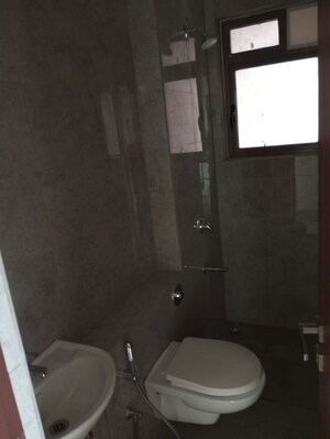 Bathroom in 3 BHK Apartment at Gami Asters, Ghansoli – for Rent