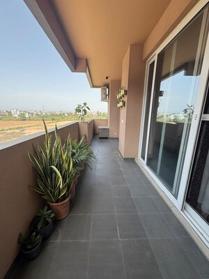 Balcony in 3 BHK Apartment at SAV Gulnaar Meadows, Ambala Highway – for Sale