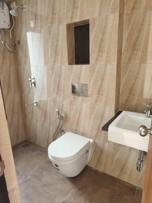 Bathroom in 2 BHK Apartment at Lodha Amara, Kolshet Road – for Rent