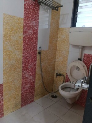 Bathroom in 1 BHK Apartment at Mahape – for Rent