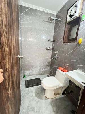 Bathroom in 2 BHK Builder Floor at Saket – for Rent