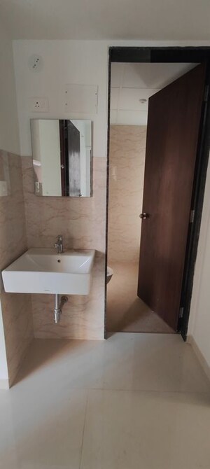 Bathroom in 2 BHK Apartment at Shapoorji Pallonji Sensorium, Hinjewadi – for Rent