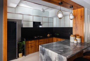 Kitchen in 3 BHK Apartment at Divine Aspen Garden, Goregaon East – for Sale