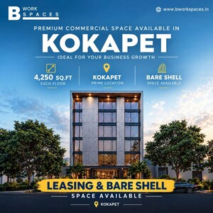  Office Space – Exterior View View at Kokapet One, Gandipet - for Rent