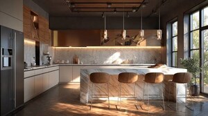 Kitchen in 3 BHK Apartment at Gachibowli – for Sale