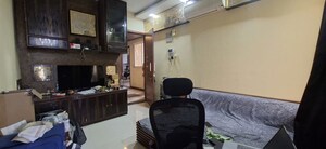 Living Room in 1 BHK Apartment at Meghna Heights, Kharghar – for Sale