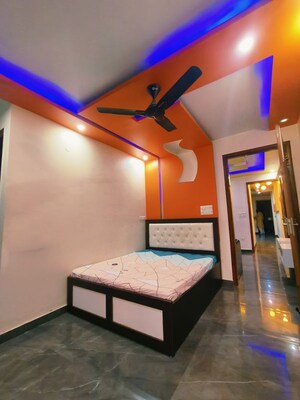 Bedroom in 3 BHK Builder Floor at Dwarka Mor – for Rent