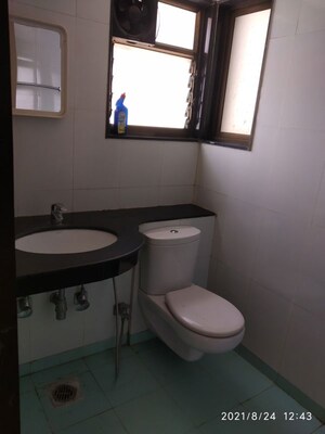 Bathroom in 3 BHK Apartment at Paranjape Blue Ridge, Hinjewadi – for Rent