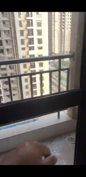 Balcony in 2 BHK Apartment at Runwal Gardens, Dombivli East – for Rent