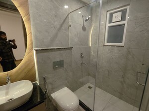 Bathroom in 3 BHK Apartment at Raj One Good Earth, Sector 71 – for Rent
