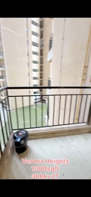 Balcony in 3 BHK Apartment at Amrapali Verona Heights Phase II, Amrapali Leisure Valley – for Rent