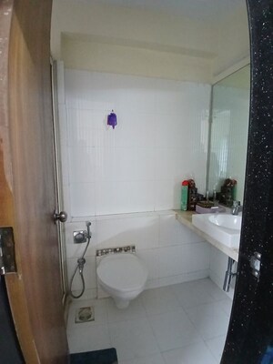 Bathroom in 3 BHK Apartment at Dosti Flamingos, Parel – for Rent