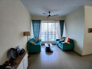 Living Room in 3 BHK Apartment at Dosti Flamingos, Parel – for Rent