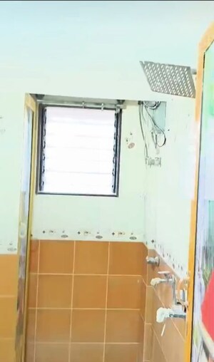Bathroom in 1 BHK Apartment at Lalbaug Cha Raja CHS, Parel – for Rent