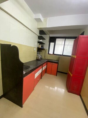 Kitchen in 1 RK Apartment at BEST Building, Parel – for Rent