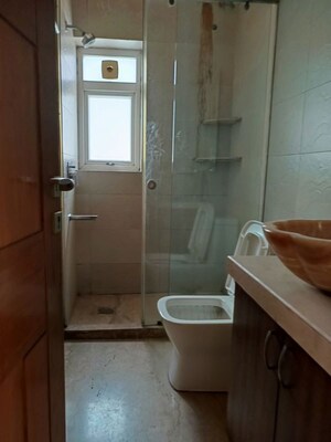 Bathroom in 3 BHK Builder Floor at Greater Kailash ii – for Rent