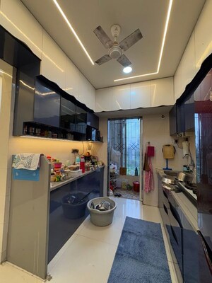 Kitchen in 2 BHK Apartment at Om Tanishq Residency, Kalyan West – for Sale