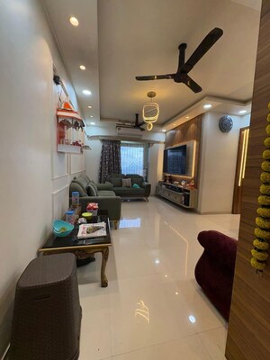 Living Room in 2 BHK Apartment at Om Tanishq Residency, Kalyan West – for Sale