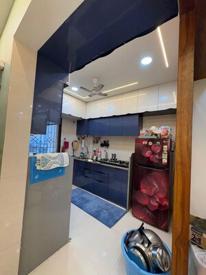 Kitchen in 2 BHK Apartment at Om Tanishq Residency, Kalyan West – for Sale