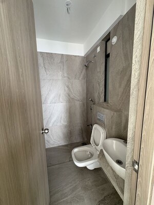 Bathroom in 2 BHK Apartment at Prescon Midtown Bay, Mahim West – for Rent