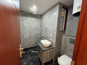 Bathroom in 3 BHK Builder Floor at Hauz Khas – for Rent