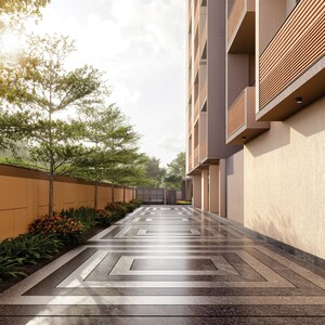 3 BHK Apartment – Exterior View View at Swastik Promont, Ghuma - for Sale