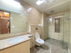 Bathroom in 3 BHK Builder Floor at Uday Park – for Rent