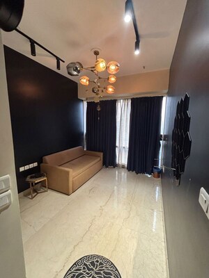 Living Room in 4 BHK Apartment at Lodha The Park, Worli – for Rent