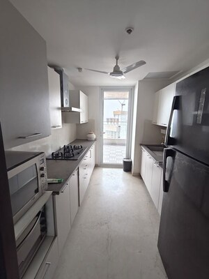 Kitchen in 3 BHK Apartment at Lokhandwala Infrastructure Minerva, Mahalaxmi – for Rent