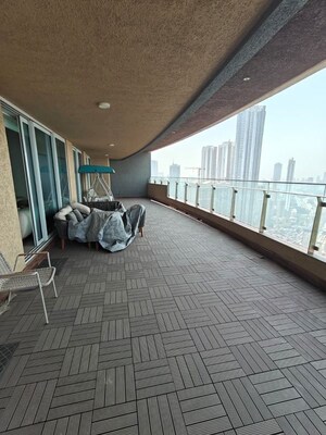 Balcony in 3 BHK Apartment at Lokhandwala Infrastructure Minerva, Mahalaxmi – for Rent