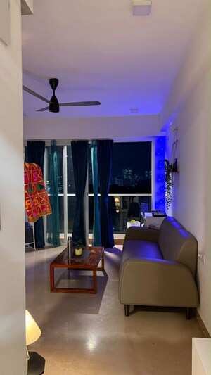 Living Room in 1 BHK Apartment at One Indiabulls Thane 1, Pokhran Road No One – for Rent