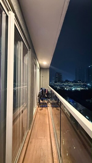 Balcony in 1 BHK Apartment at One Indiabulls Thane 1, Pokhran Road No One – for Rent