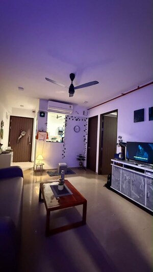 Living Room in 1 BHK Apartment at One Indiabulls Thane 1, Pokhran Road No One – for Rent