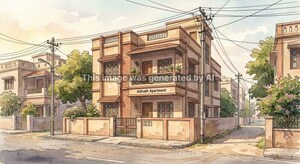  Apartment – Exterior View View at Vidhut Nagar - for Sale