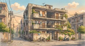  Apartment – Exterior View View at Indrapuram - for Sale