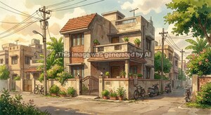  Independent House – Exterior View View at Vrajbhoomi Ground - for Sale
