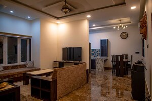 Living Room in 3.5 BHK Villa at Manesar – for Rent