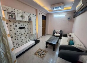 Living Room in 3 BHK Apartment at BCC Residency, Hazratganj – for Rent