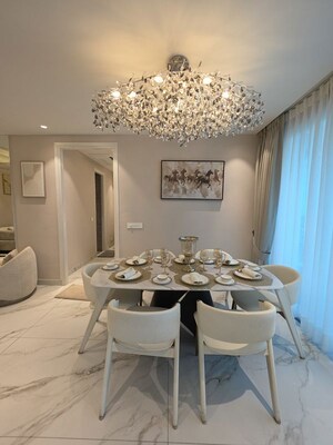 Dining area in 3 BHK Apartment at Singhpura – for Sale