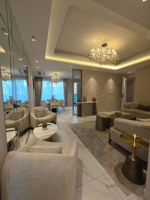 Living Room in 3 BHK Apartment at Singhpura – for Sale