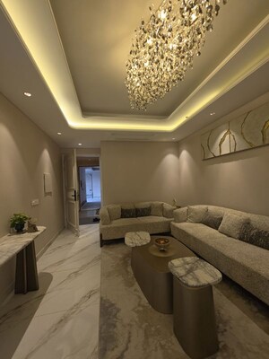 Living Room in 3 BHK Apartment at Singhpura – for Sale